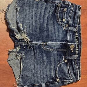 American Eagle Outfitters Distressed Denim Shorts